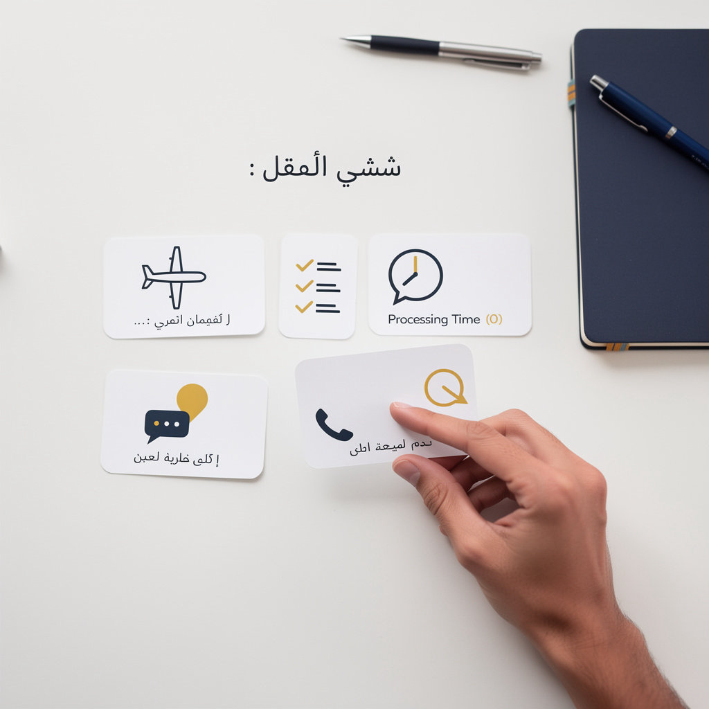 مكتب ال صبار للخدمات في أبها - فريق متخصص يرد على أسئلة العملاء حول خدمات السفر والتأشيرات والمعاملات الحكومية
